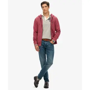 Rozpinany, wyblakły hoodie z logo Superdry Essential image-2