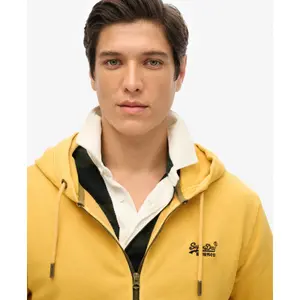 Rozpinany, wyblakły hoodie z logo Superdry Essential image-4