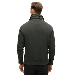 Sudadera con media cremallera y costuras en contraste Superdry image-3