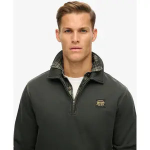 Sudadera con media cremallera y costuras en contraste Superdry image-4