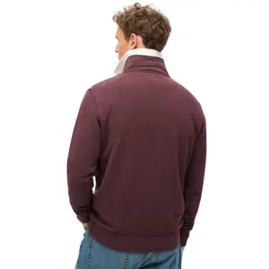 Felpa classica con collo zip e motivo Superdry image-3