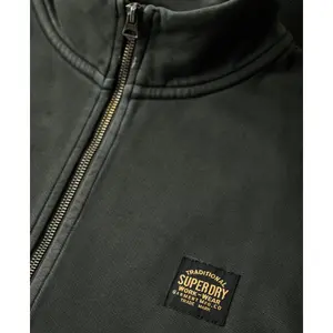 Women's oversized sweatshirt jacket with contrasting stitches Superdry image-5