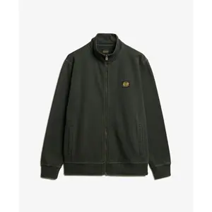 Women's oversized sweatshirt jacket with contrasting stitches Superdry image-0