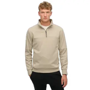 Sweatshirt ample col zippé Superdry Tech image-1