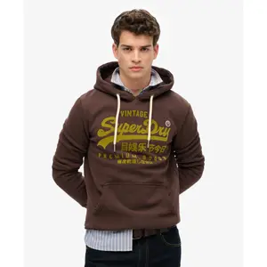 Hooded sweatshirt Superdry Vintage Logo Ton sur Ton image-1