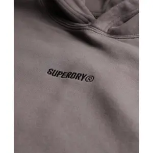 Felpa con cappuccio e micro logo Superdry image-1