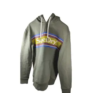 Felpa con cappuccio a righe con logo Superdry Venue image-0