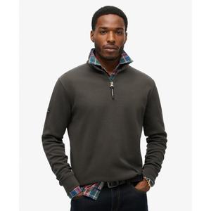 Sudadera con cuello cremallera Superdry Henley image-1