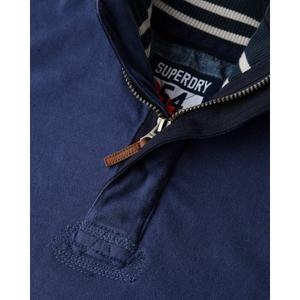 Long sleeve polo shirt Superdry Cotton Classics Jersey Henley image-1