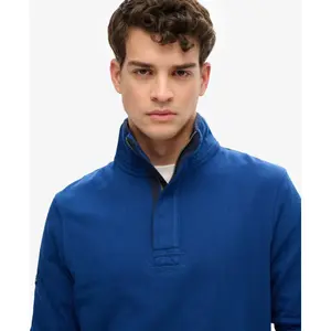 Half zip sweatshirt Superdry Cotton Classics Jersey Henley image-4