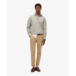 Sudadera de piqué con cuello zip Superdry Core image-1