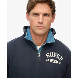 Sweatshirt with zipped collar Superdry Athletic Essentials image-4