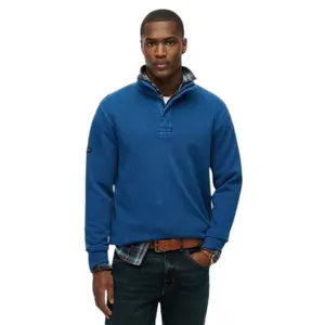 Classic trucker sweater in cotton pique Superdry image-1