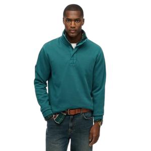 Half zip sweatshirt Superdry Cotton Classic Pique Henley image-1