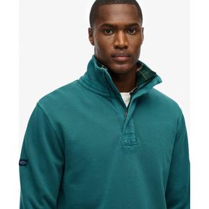 Half zip sweatshirt Superdry Cotton Classic Pique Henley image-4