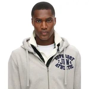 Sweatshirt à capuche zippé Superdry Vintage Athletic image-4