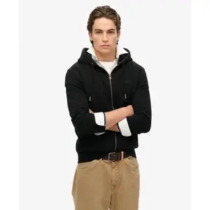 Sudadera con capucha y cremallera Superdry Logo Essential image-1