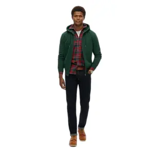 Sudadera con capucha y cremallera con logo essential Superdry image-2