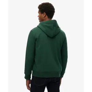 Sudadera con capucha y cremallera con logo essential Superdry image-3