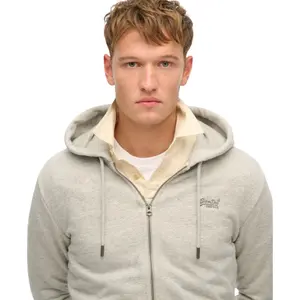 Sudadera con capucha y cremallera Superdry Logo Essential image-3