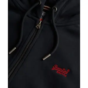 Sudadera con capucha y cremallera con logo essential Superdry image-1
