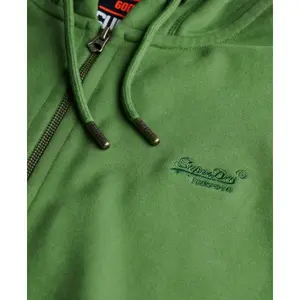 Sudadera con capucha y cremallera con logo essential Superdry image-1