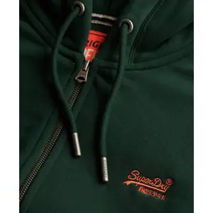 Sudadera con capucha y cremallera con logo essential Superdry image-1