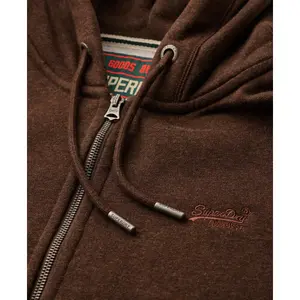 Sudadera con capucha y cremallera con logo essential Superdry image-1