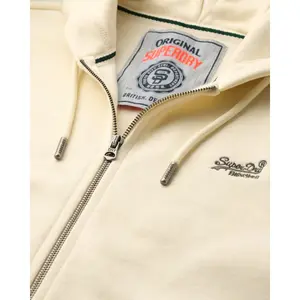 Sudadera con capucha y cremallera con logo essential Superdry image-1