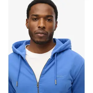 Sudadera con capucha y cremallera Superdry Logo Essential image-4