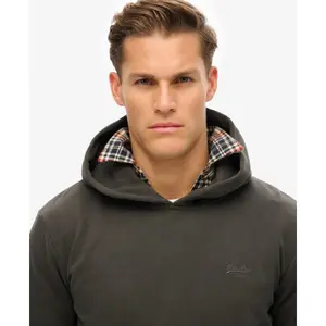 Hooded sweatshirt with logo Superdry Essential image-4