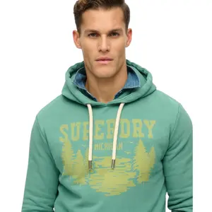 Plain casual hoodie Superdry Lo-Fi Outdoor image-3