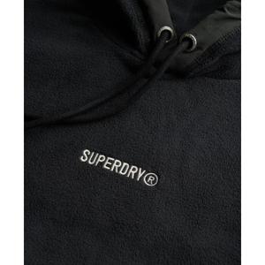 Sudadera con capucha de forro polar micro logo Superdry image-1