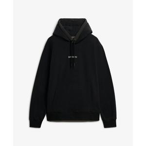 Sudadera con capucha de forro polar micro logo Superdry image-0