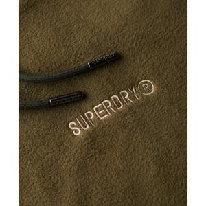 Sudadera con capucha de forro polar micro logo Superdry image-1