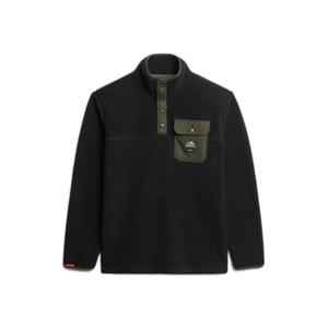 Sudadera de poliéster con cuello de botones a presión Superdry Fuji image-0