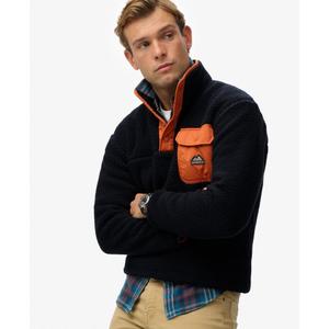 Sudadera de poliéster con cuello de botones a presión Superdry Fuji image-2