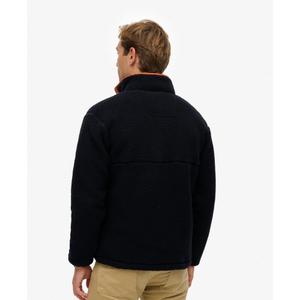 Sudadera de poliéster con cuello de botones a presión Superdry Fuji image-4