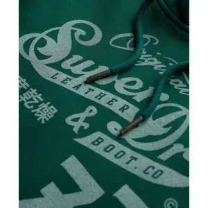 Hooded sweatshirt Superdry Leather & Boot Co Script image-5