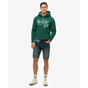 Hooded sweatshirt Superdry Leather & Boot Co Script image-2