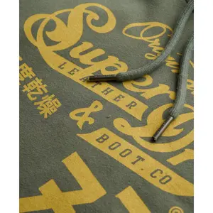Hooded sweatshirt Superdry Leather & Boot Co Script image-5