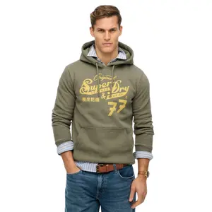 Hooded sweatshirt Superdry Leather & Boot Co Script image-1