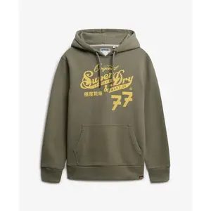 Hooded sweatshirt Superdry Leather & Boot Co Script image-0
