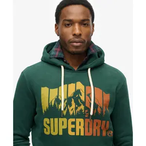 Felpa con cappuccio Superdry Mountain Rainbow image-4