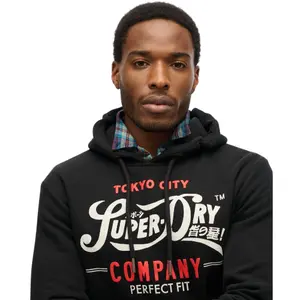 Felpa con cappuccio Superdry Perfect Fit Script image-3