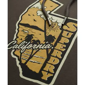 Felpa con cappuccio Superdry Vintage Travel image-5