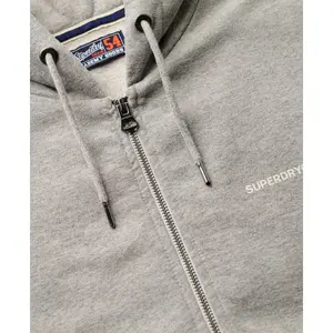 Plain zip-up hoodie Superdry image-5
