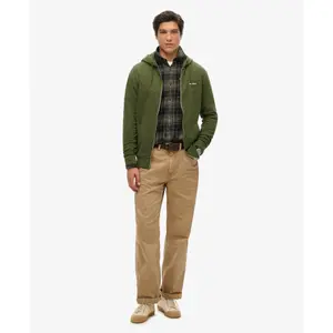 Plain zip-up hoodie Superdry image-1