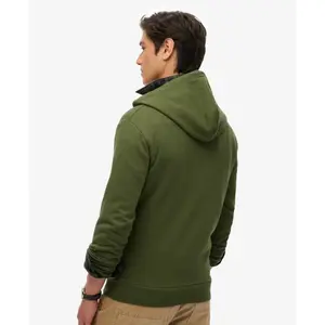 Plain zip-up hoodie Superdry image-2