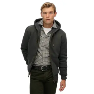 Bluza z kapturem i zamkiem błyskawicznym Superdry Borg image-3